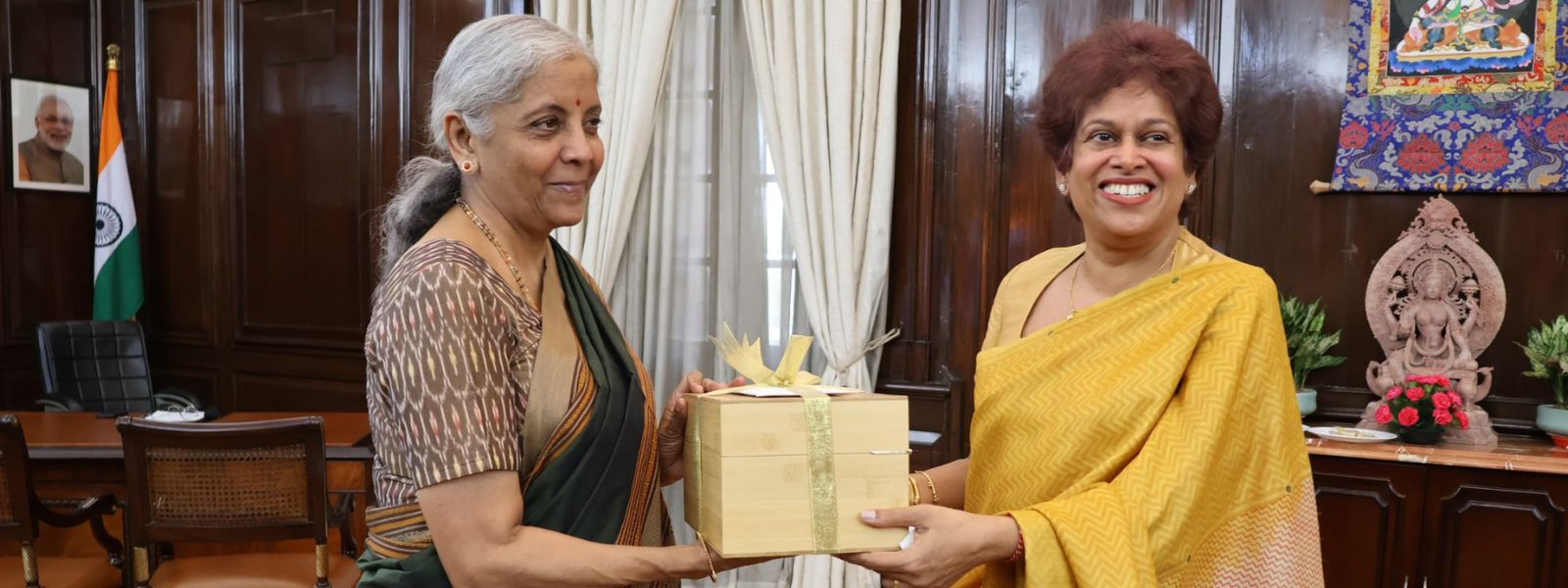 Sri Lankan Envoy Meets Sitharaman In Delhi